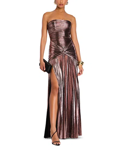 Retroféte Aelita Dress In Burgundy