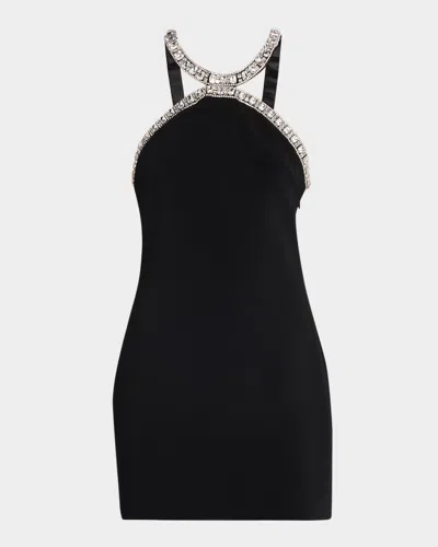 Retroféte Ailsa Embellished Mini Dress In Black
