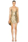 Retroféte Airalyse Dress In Champagne