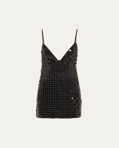 Retroféte Airalyse Embellished Mini Dress In Black