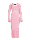 Retroféte Airie Dress In Metallic Peony