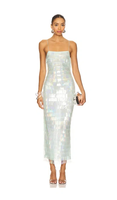 Retrofete Alana Dress In Metallic