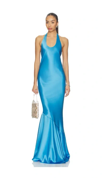 Retroféte Alison Dress In Blue