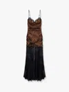 Retroféte Aliza Sheer Lace Overlay Sweetheart Dress