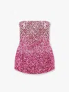 Retroféte Nolia Sequin Strapless Bodycon Mini Dress