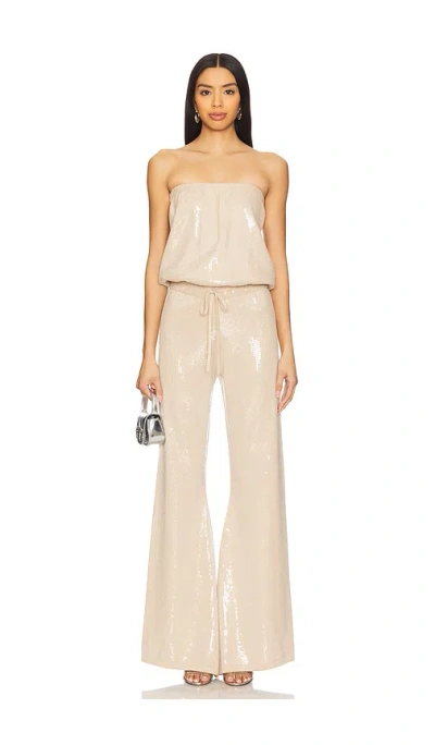 Retroféte Allie Jumpsuit In Latte