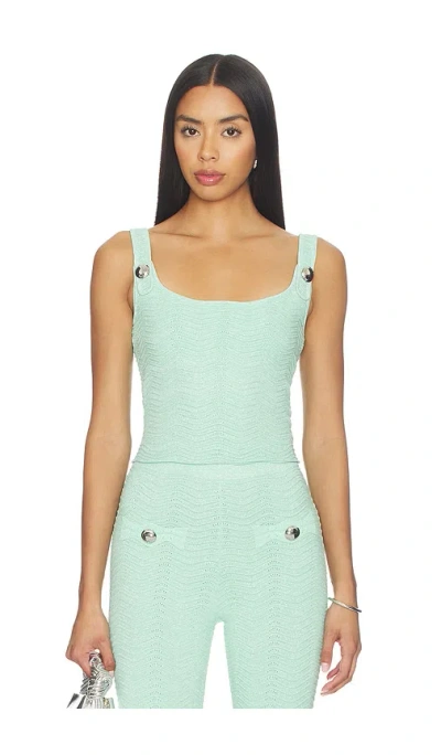 Retroféte Aloe Knit Top In Green