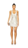 Retroféte Alondra Sequin Dress In White