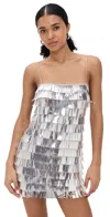 Retroféte Amalie Paillette-embellished Tulle Mini Dress In Metallic