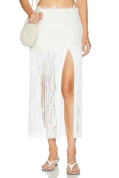 Retroféte Amaris Skirt In White