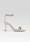 Retroféte Retrofête Amata Embellished Heel In White/silver