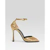 Retroféte Retrofête Analu Heel In Gold Mirror