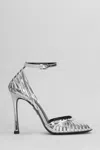 Retroféte Analu Sandals In Silver Leather