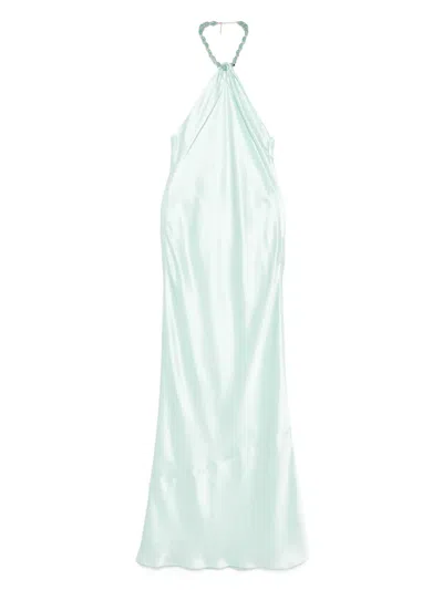 Retroféte Anat Maxi Dress In Blue