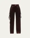 Retroféte Retrofête Andre Cargo Pant In Dark Chocolate