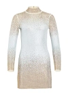 Retroféte Anica Dress In Winter  White/silver