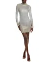 Retroféte Anica Wool-blend Mini Dress In White