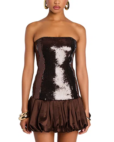 RETROFÉTE ANIKA SEQUIN BUBBLE DRESS