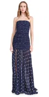 Retroféte Annalise Dress Navy Polka Dots In Navy Polka  Dot