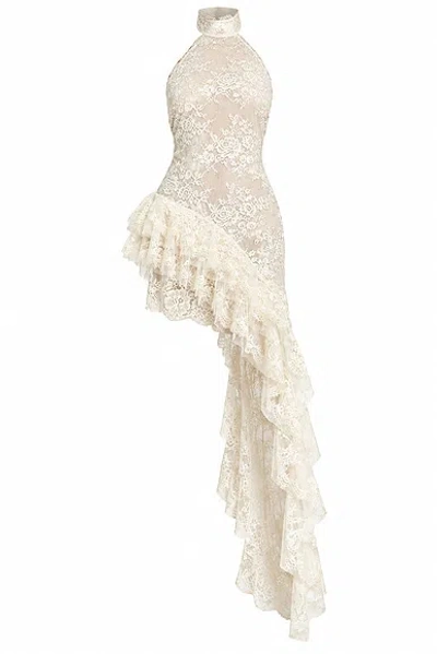 Retroféte Anselmo Lace Dress In White