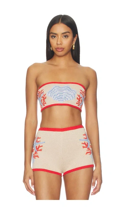 Retroféte Aralyn Knit Bandeau In Multi