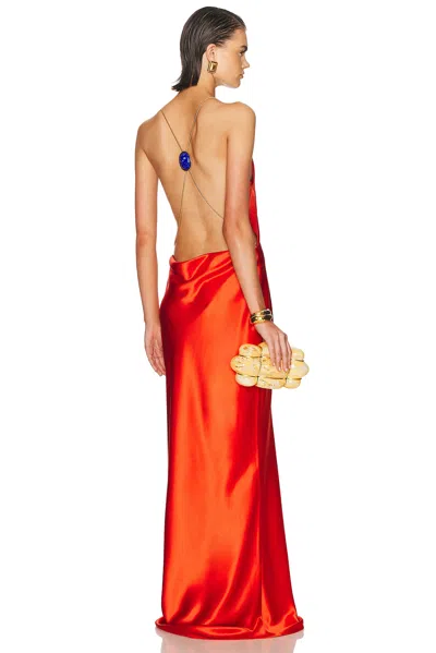Retroféte Arianell Dress In Orange