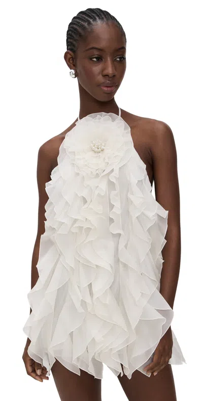 Retroféte Arina Mini Dress In White