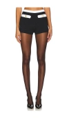 Retroféte Ashton Short In 블랙 & 크림