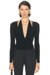 Retroféte Assunta Bodysuit In Black