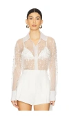 Retroféte Aubriella Embellished Shirt