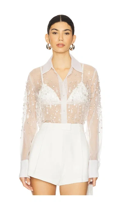 RETROFÉTE AUBRIELLA EMBELLISHED SHIRT