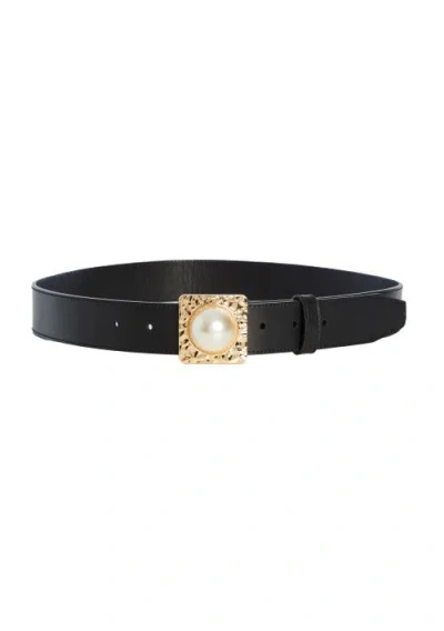 Retroféte Retrofête Audre Leather Belt In Black