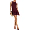 Retroféte Audrina Knit Dress Metallic Port In Metallic Port