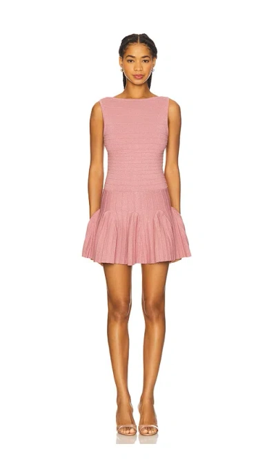 Retroféte Audrina Knit Dress In Pink