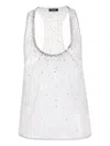 Retroféte Azalea Embellished Top In White