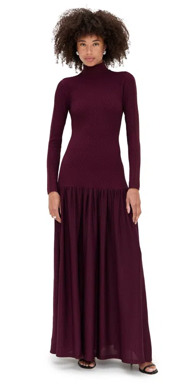 Retroféte Bandini Knit Dress Metallic Pinot