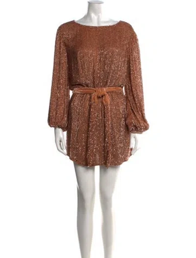 Pre-owned Retroféte Bateau Neckline Mini Dress