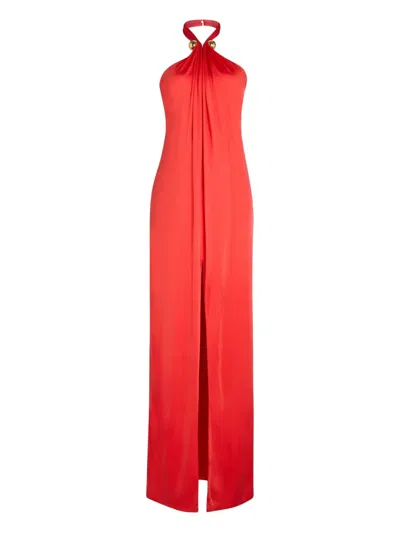 RETROFÉTE BECS HALTERNECK MAXI DRESS