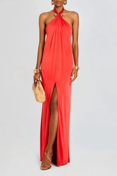 RETROFÉTE BECS MAXI DRESS IN GERANIUM