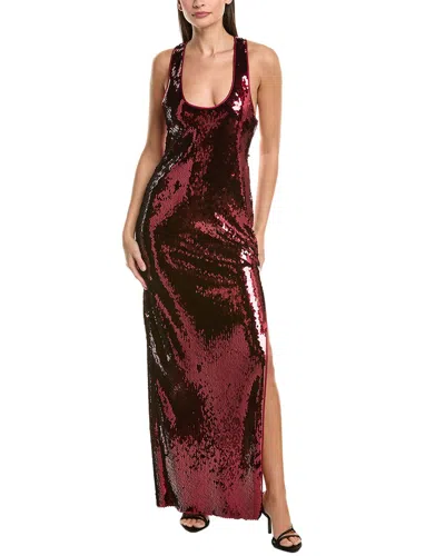 Retroféte Bella Sequin Maxi Dress In Red