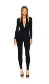 Retroféte Bellamy Knit Jumpsuit In Metallic Black
