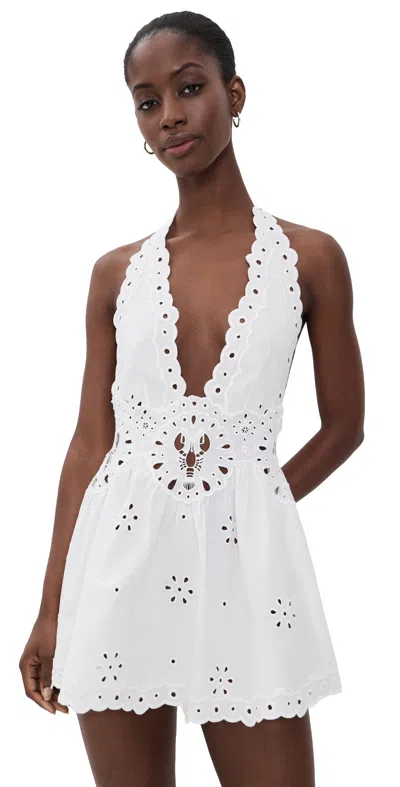 Retroféte Beranice Dress Ivory In White