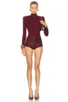 Retroféte Bethanie Romper In Burgundy