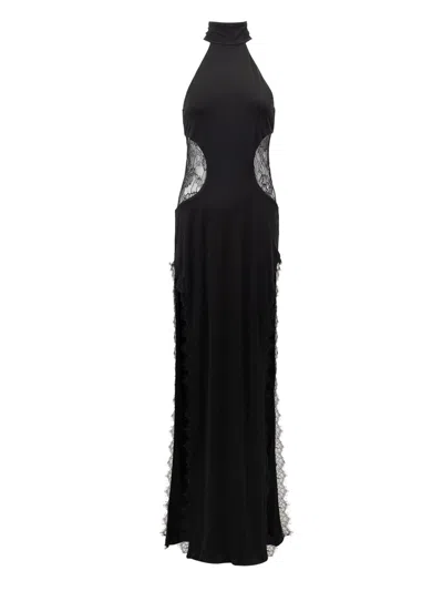 Retroféte Black Rosemary Retrofete Satin Dress