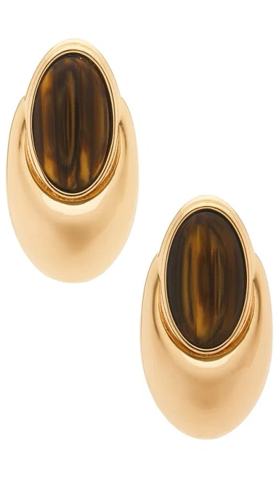 Retroféte Blare Earring In Brown