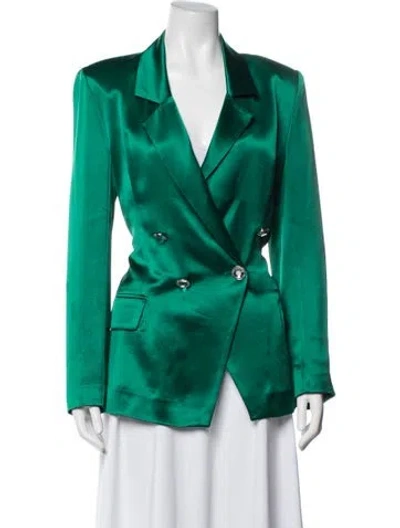Pre-owned Retroféte Blazer In Green