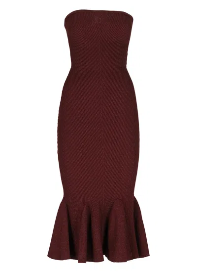 Retroféte Blerina Dress In Red