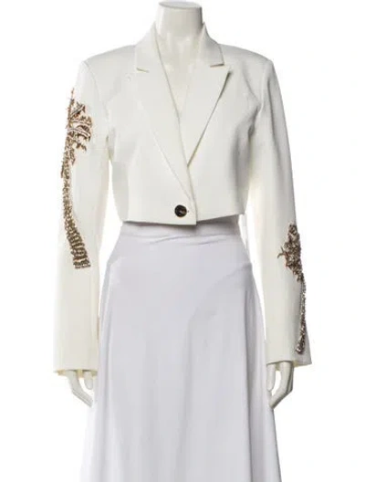 Pre-owned Retroféte Bolero In White