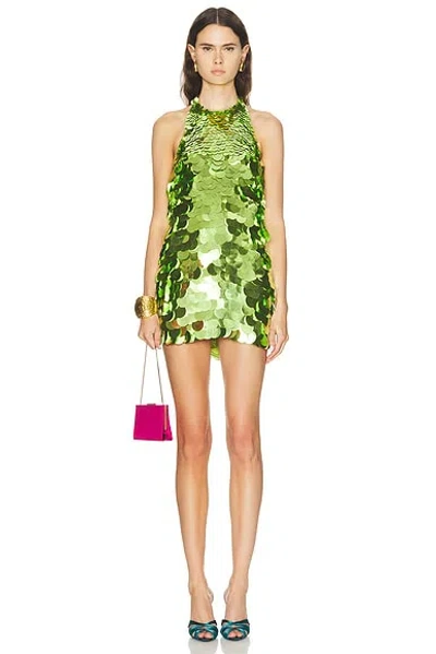 Retroféte Bondera Dress Kiwi In Green