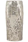 Retroféte Retrofete Sequin Embellished Skirt In Chmdtchampagne